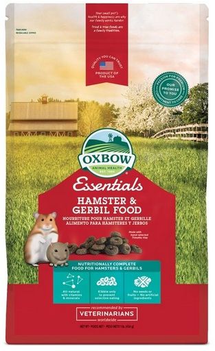 OXBOW RONGEUR NOURRITURE HAMSTER &amp; GERBILLE 1LB (CS=12)