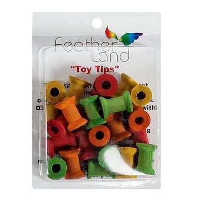 Bobines en bois colorés 3/4" X 9/8"