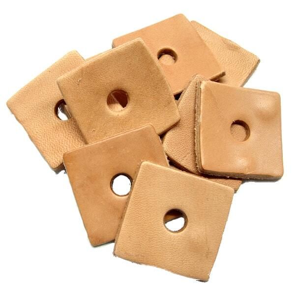 Carré de Cuir Pqt.10 1,1/2&#39;&#39;X1,1/2&#39;&#39;(TR: 5/16&#39;&#39;)CS 229