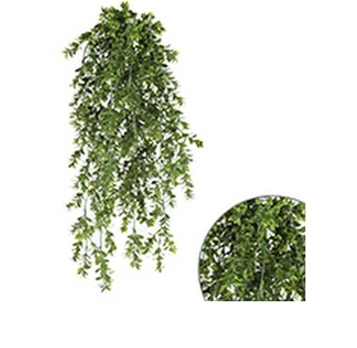 bOUQUET D EFEUILLE DE tHE EN PLAST. 35&#39;&#39; VERT/CREME