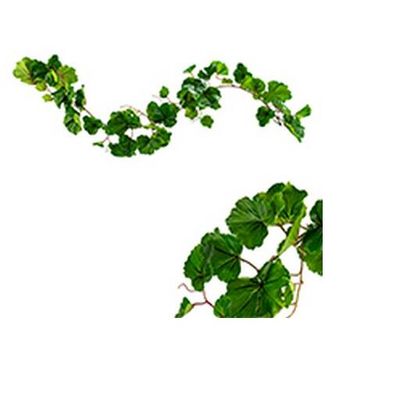 Guirlande De Feuilles De Géranium En Plastique Vert