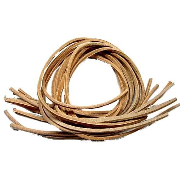 ZOOMAX JOUET OISEAUX 10 LACETS CUIR 1/8&#39;&#39; X 20&#39;&#39; 099