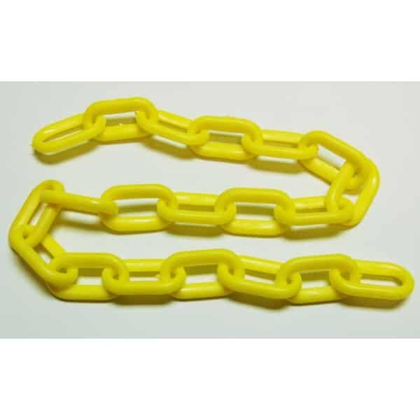 Chaine Plastique 1 1/2po Jaune (6 pied)