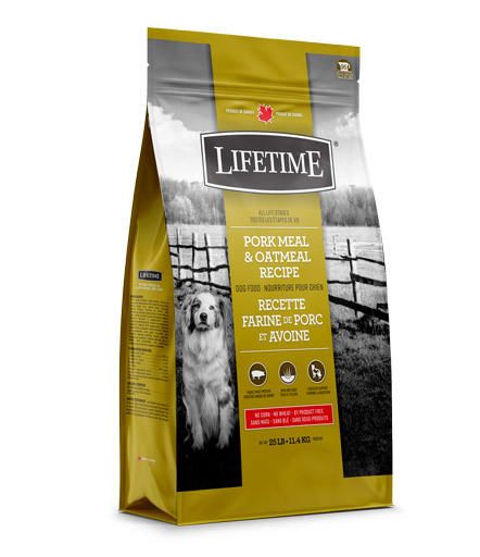 LIFETIME CHIEN PORC/AVOINE 11.4KG