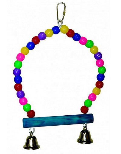 BEAKS! Beaded Horseshoe Swing 9in