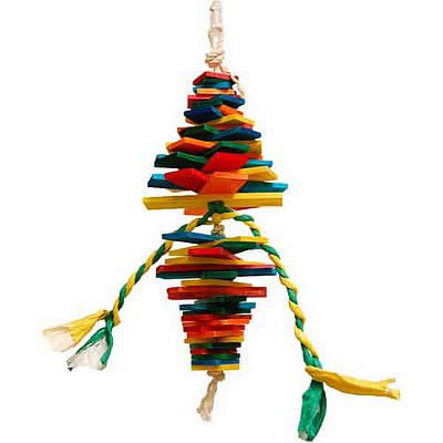 ZOOMAX JOUET C.S. OISEAUX POPOFF MEDIUM  (18&#39;&#39; X 7&#39;&#39;) 773