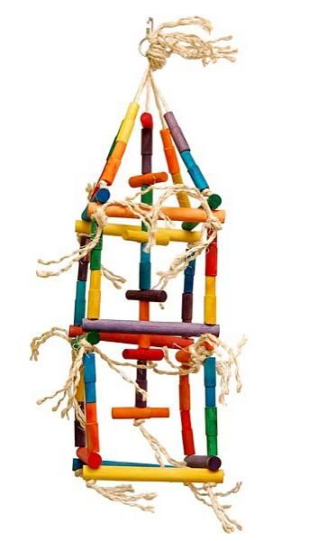 CUBE DOUBLE MOYEN PERROQUET (36&#39;&#39;X10&#39;&#39;)  638