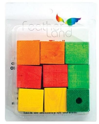 Wood Blocks Bird Toy Featherland Paradise