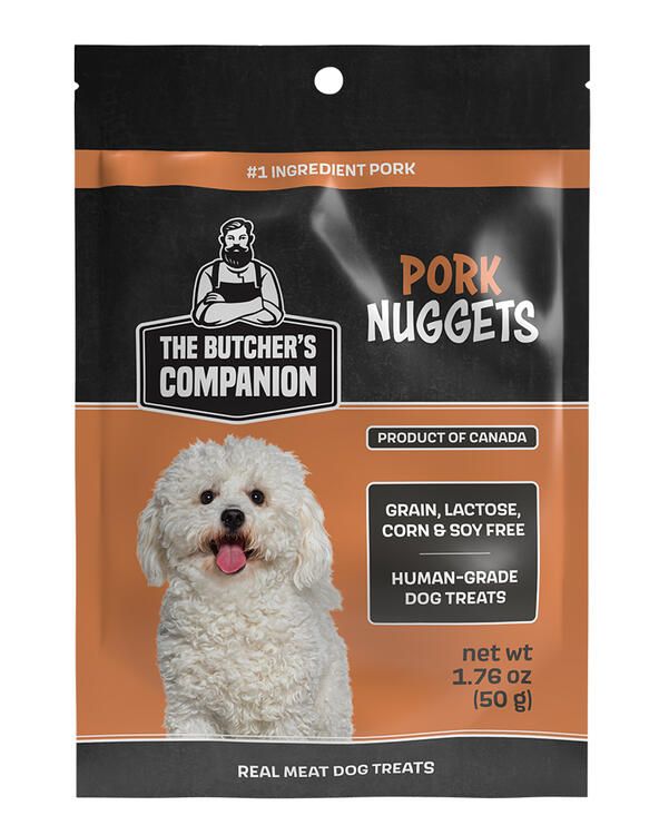 The Butcher&#39;s Companion Pork Nugget Real Meat dog 50g