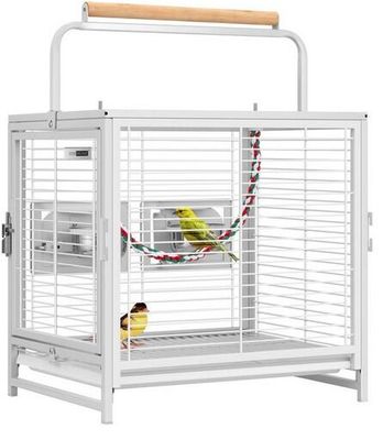 Transporteur pour Perroquet 48x38x65cm (Blanc)