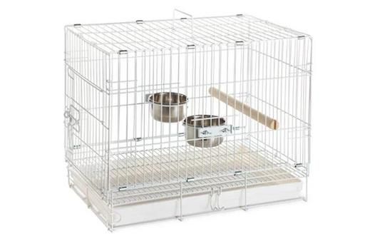 Cage de Transport pliable 50x34x44cm (blanc)