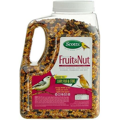 Contenant de graines mélangées pour oiseaux, fruits et noix, 2,5 kg