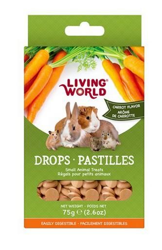 Pastilles LW petits ani., carotte, 75g