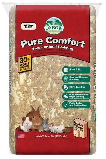 OXBOW RONGEUR PURE COMFORT LITIÈRE DE PAPIER MIXTE 36 L (CS=6)