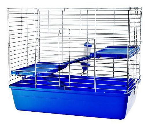 CAGE LOTUS POUR GROS RONGEUR, 2 ETAGES, 69X45X61CM (27X17X24&#39;&#39;)