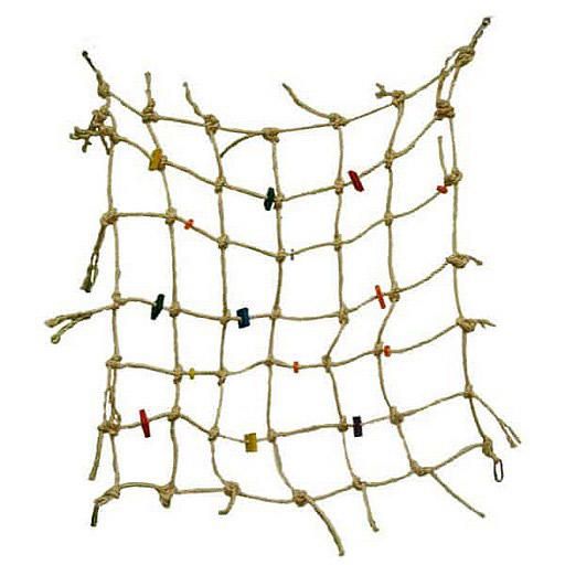 Filet en Sisal Naturel 30X30&#39;&#39;- 1/4&#39;&#39;