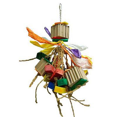 ZOOMAX JOUET C.S. OISEAUX SHOUKY-SHRED (21&#39;&#39;H x 12&#39;&#39;L) C.S. 812