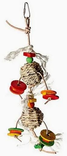 Balle A Gazon Double En Cuir