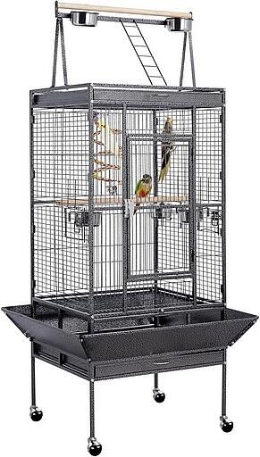 CAGE POUR PETIT/MOYEN PERROQUET  69X61X167CM (24X22X66'')
