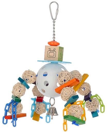 Mobile de balles en osier