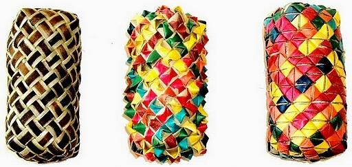 Jouet a Pied En Forme De Cylindre Tissé (paquet 3)