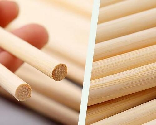 Bois Rond Bamboo 3/8''x 6'' Naturel (10 un)