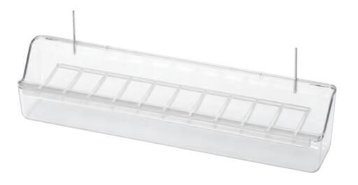 Mangeoire Reggio avec crochet transparent