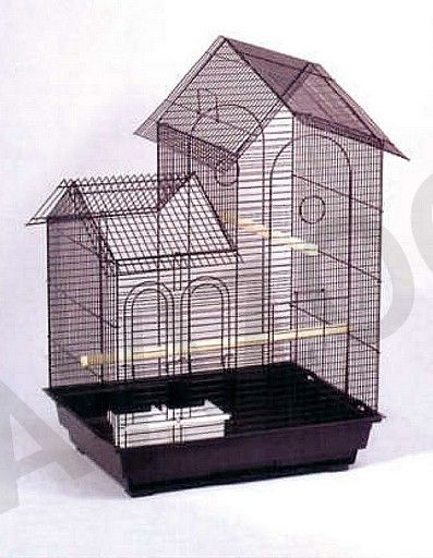 Cage pour oiseaux (blanc) 21x16x30in
