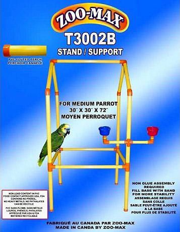 ZOOMAX JOUET C.S. OISEAUX SUPP.AIRE JEUX30''X30''X72''M+2BOLS CS T3002B