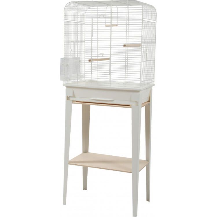 Cage Chic Loft/ support, blanc