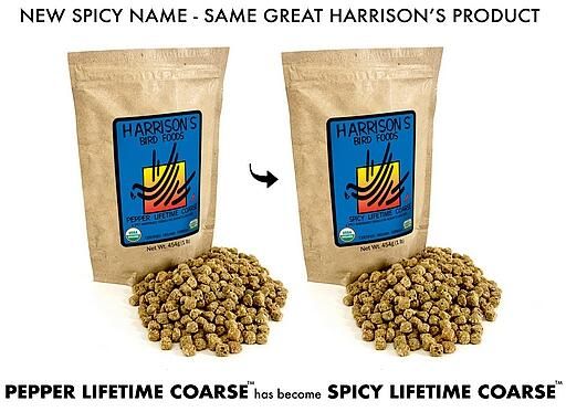 Harrison's bird food Spicy lifetime Coarse 1lb