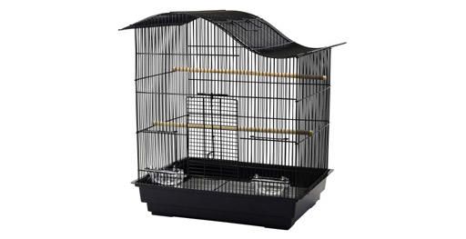 CAGE ABELIA 46X36X53CM (18X14X21'') NOIR