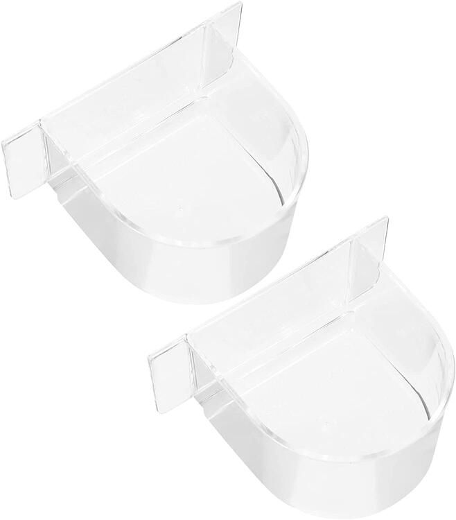 Mangeoire Transparent en demi cercle