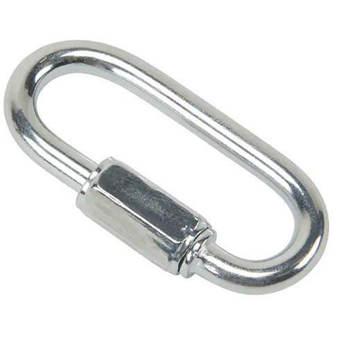 Mousqueton 1/8'' en Zinc