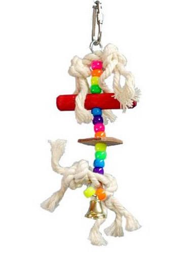 ZOOMAX JOUET OISEAUX 2 COTON MINI (H: 7'') 063