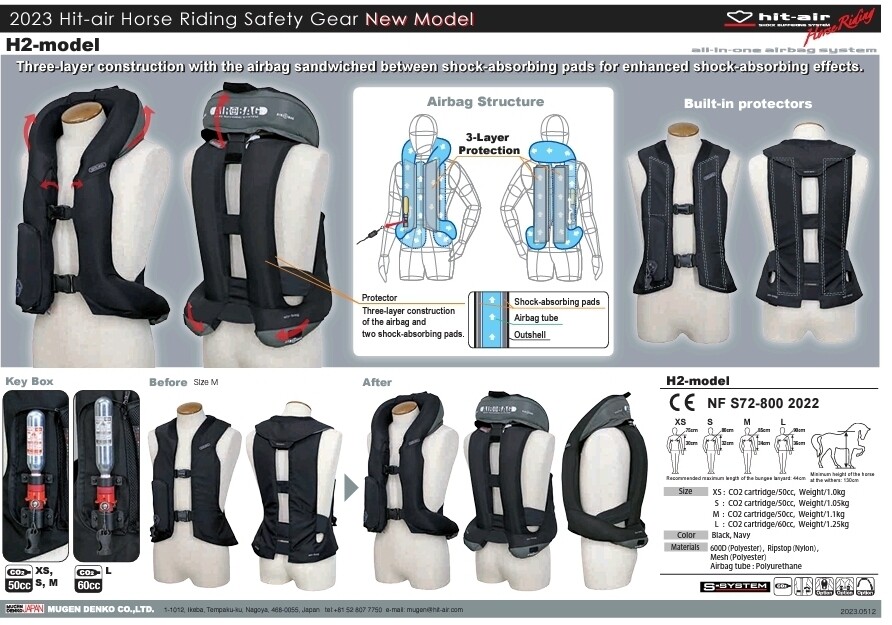 H2 - horse riding, harness style vest. [ADVANCE advice/Orders]