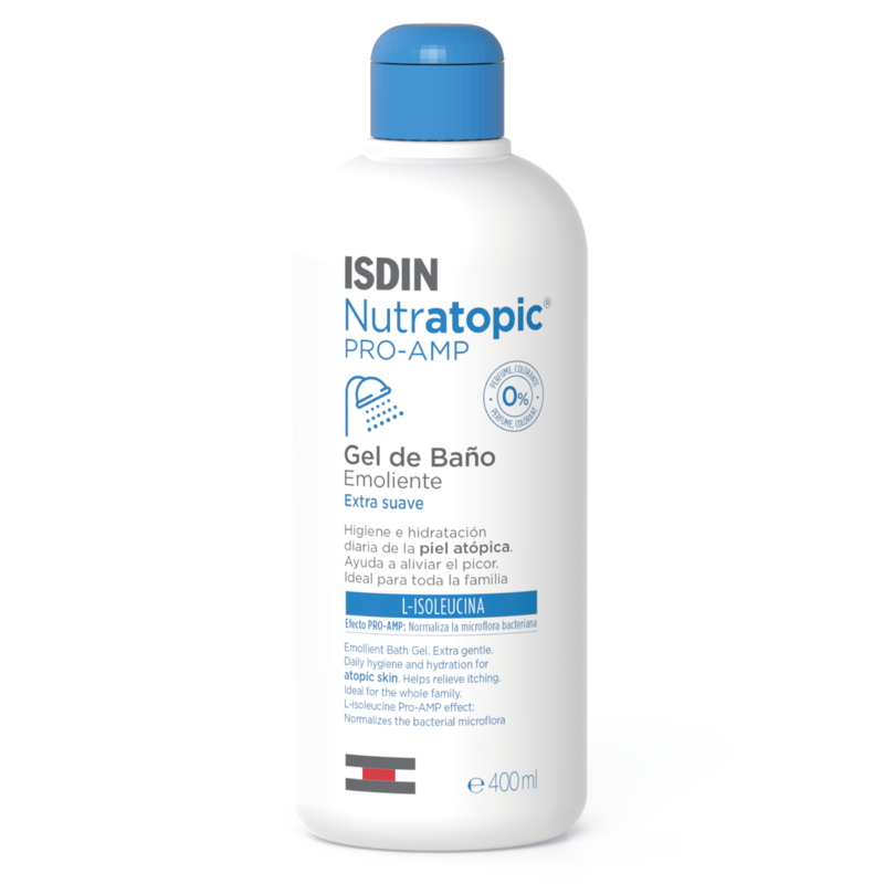 Nutratopic Pro-AMP Gel de baño emoliente Piel atópica