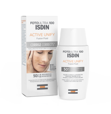 Foto Ultra 100 ISDIN Active Unify Fusion Fluid SPF50+