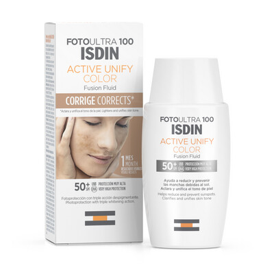 Foto Ultra 100 ISDIN Active Unify COLOR Fusion Fluid SPF 50+ Foto Ultra 100 ISDIN Active Unify COLOR Fusion Fluid SPF 50+