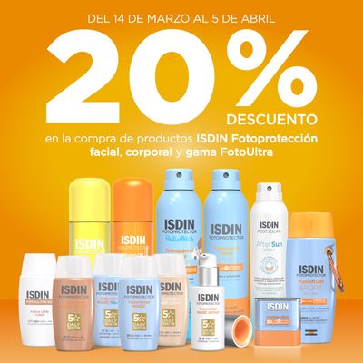 20%OFF ISDIN Fotoprotección