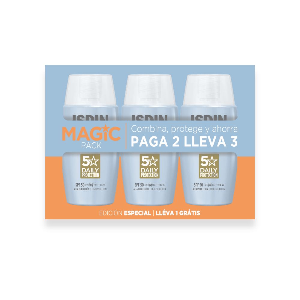 ISDIN Fusion Water MAGIC Pack 3x2