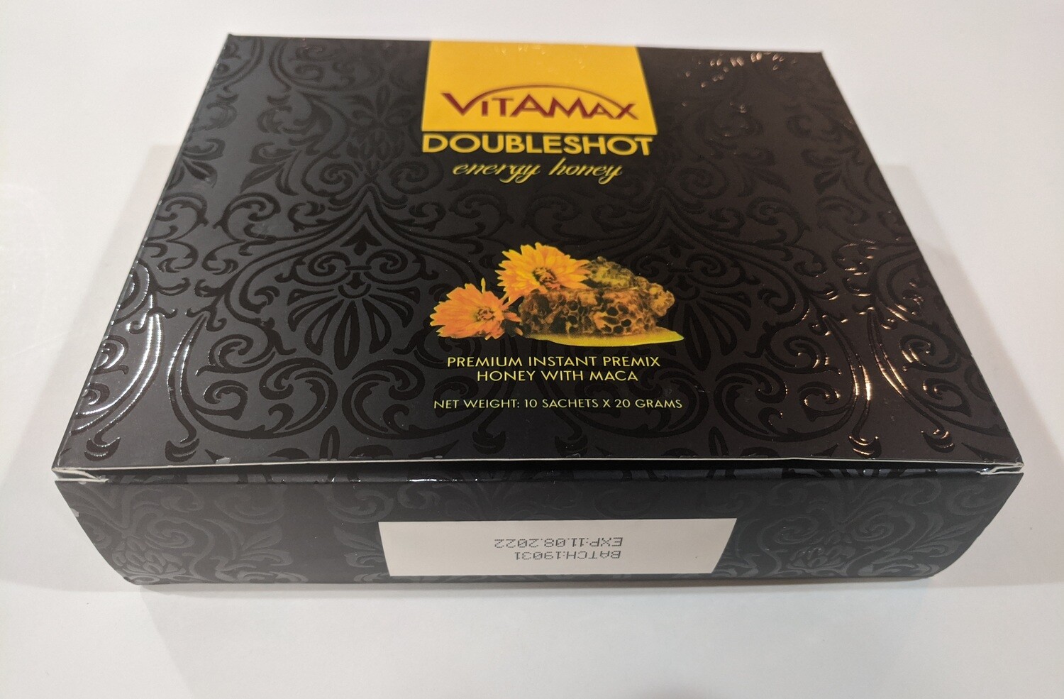 Vitamax DoubleShot Energy Honey with MACA 10 x 20 gram Sachets