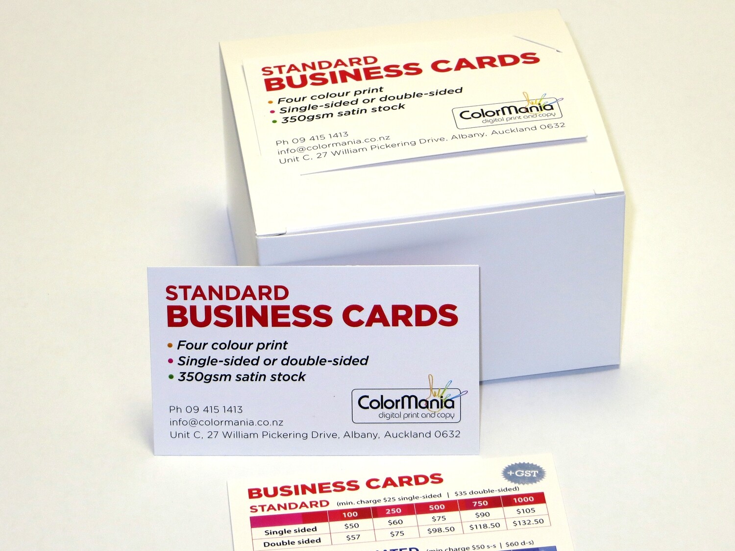 Standard Business Cards