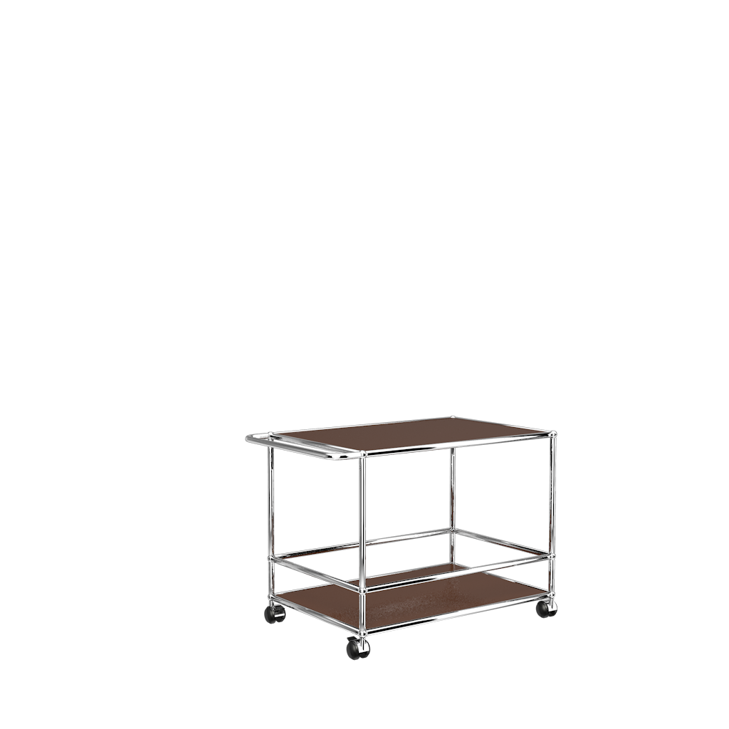 USM Haller Servierwagen, Farbe: 22 USM Braun