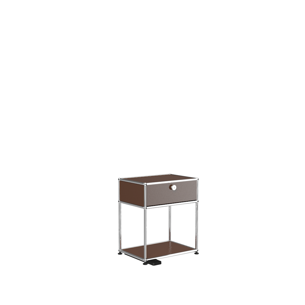 USM Haller E Beistelltisch, Farbe: 22 USM Braun