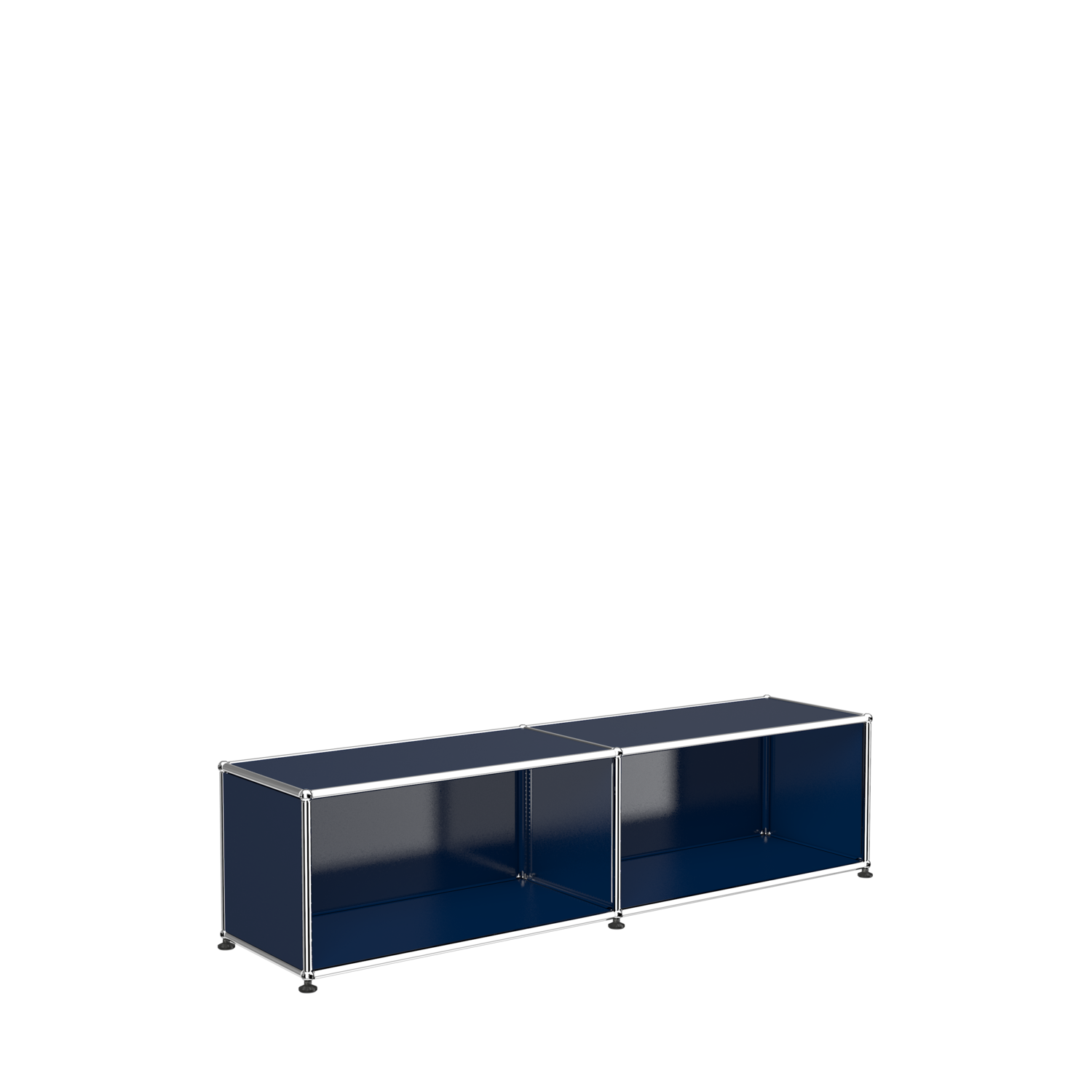 USM Haller Sideboard offen, Farbe: 34 Stahlblau