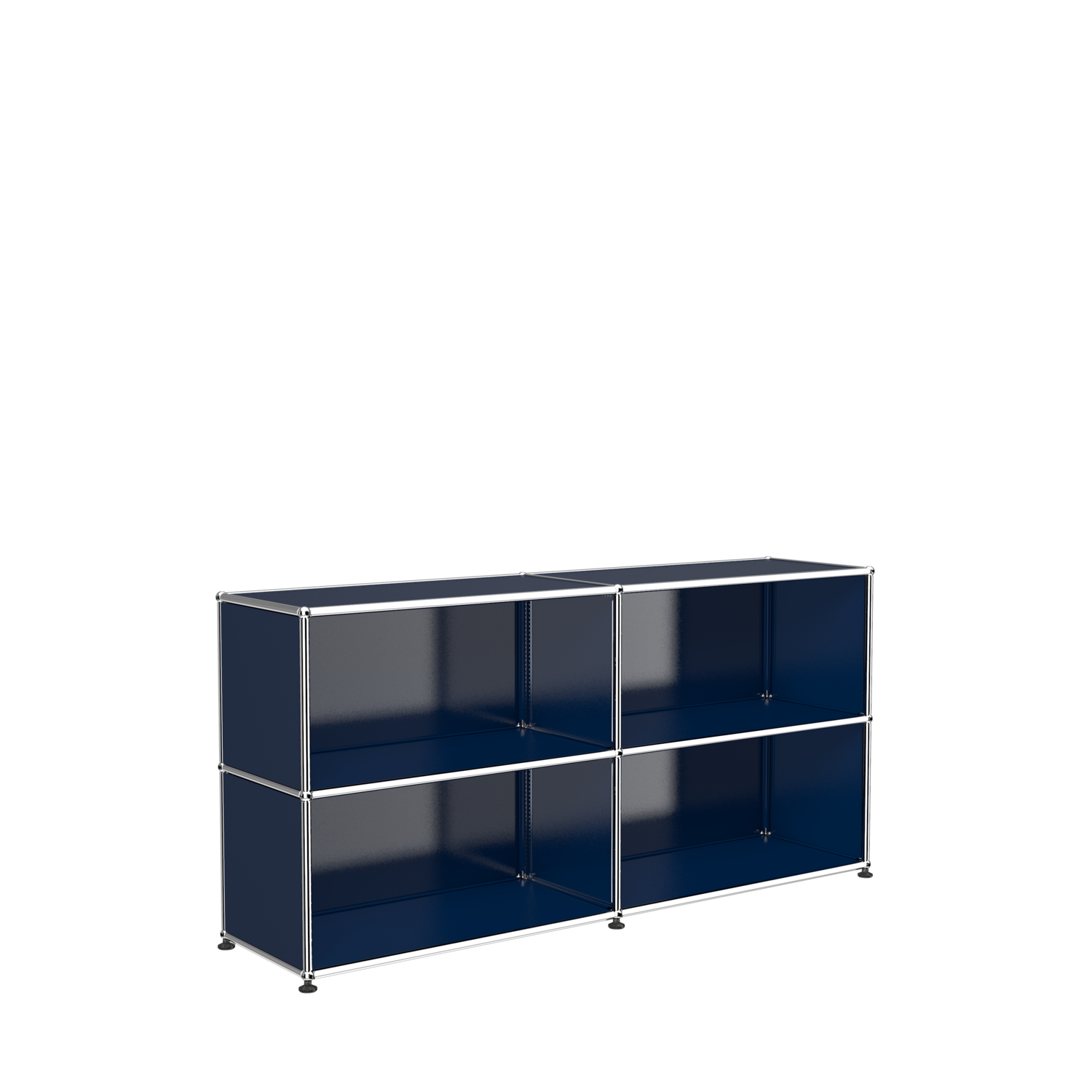 USM Haller Sideboard offen, Farbe: Stahlblau
