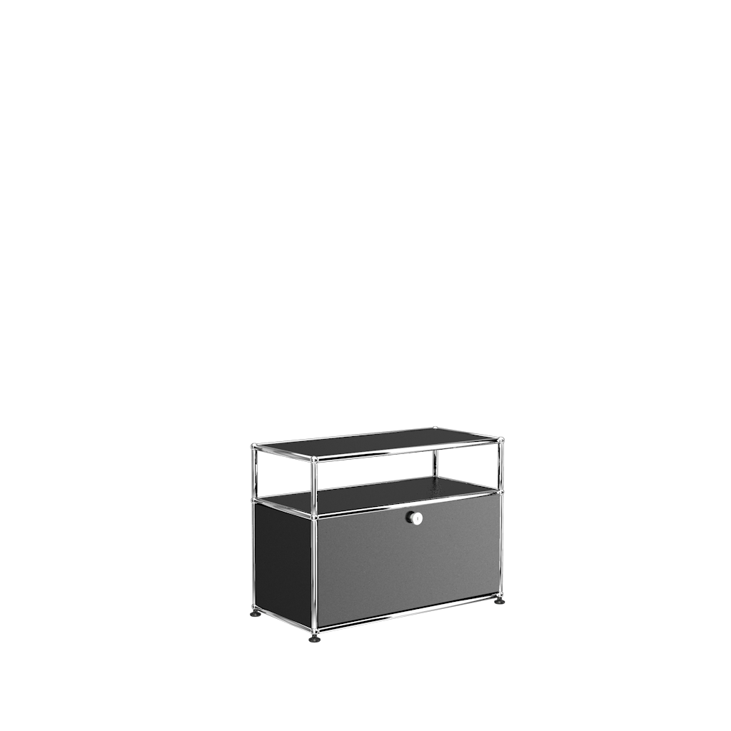 USM Haller TV-/Hi-Fi-Möbel, Farbe: 30 Graphitschwarz