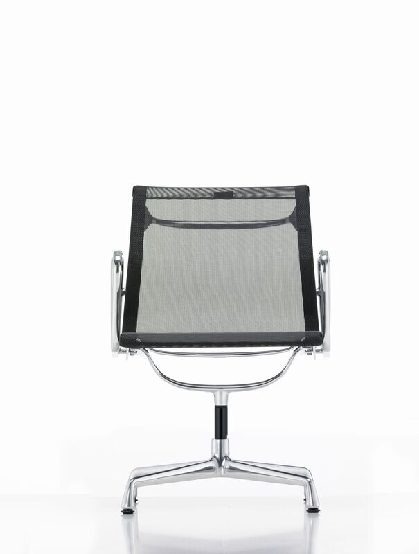 Vitra ALUMINIUM CHAIR EA 108 Stuhl, Netzgewebe, drehbar