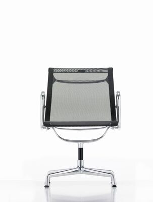 Vitra ALUMINIUM CHAIR EA 108 Stuhl, Netzgewebe, drehbar